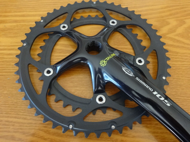  シマノ 105 クランク FC-5502 170mm 52-39 ブラック その他(クランク)｜売買されたオークション情報、yahooの商品情報をアーカイブ公開 - オークファン クランク