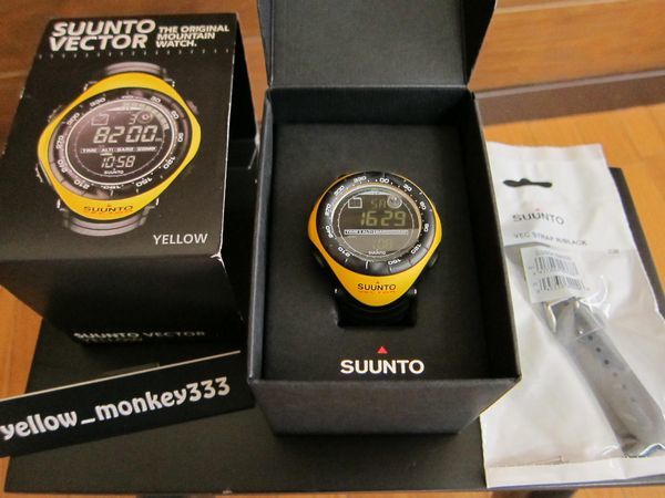 SUUNTO スント VECTOR ベクター イエロー イエローの - 廃盤品SUUNTO 