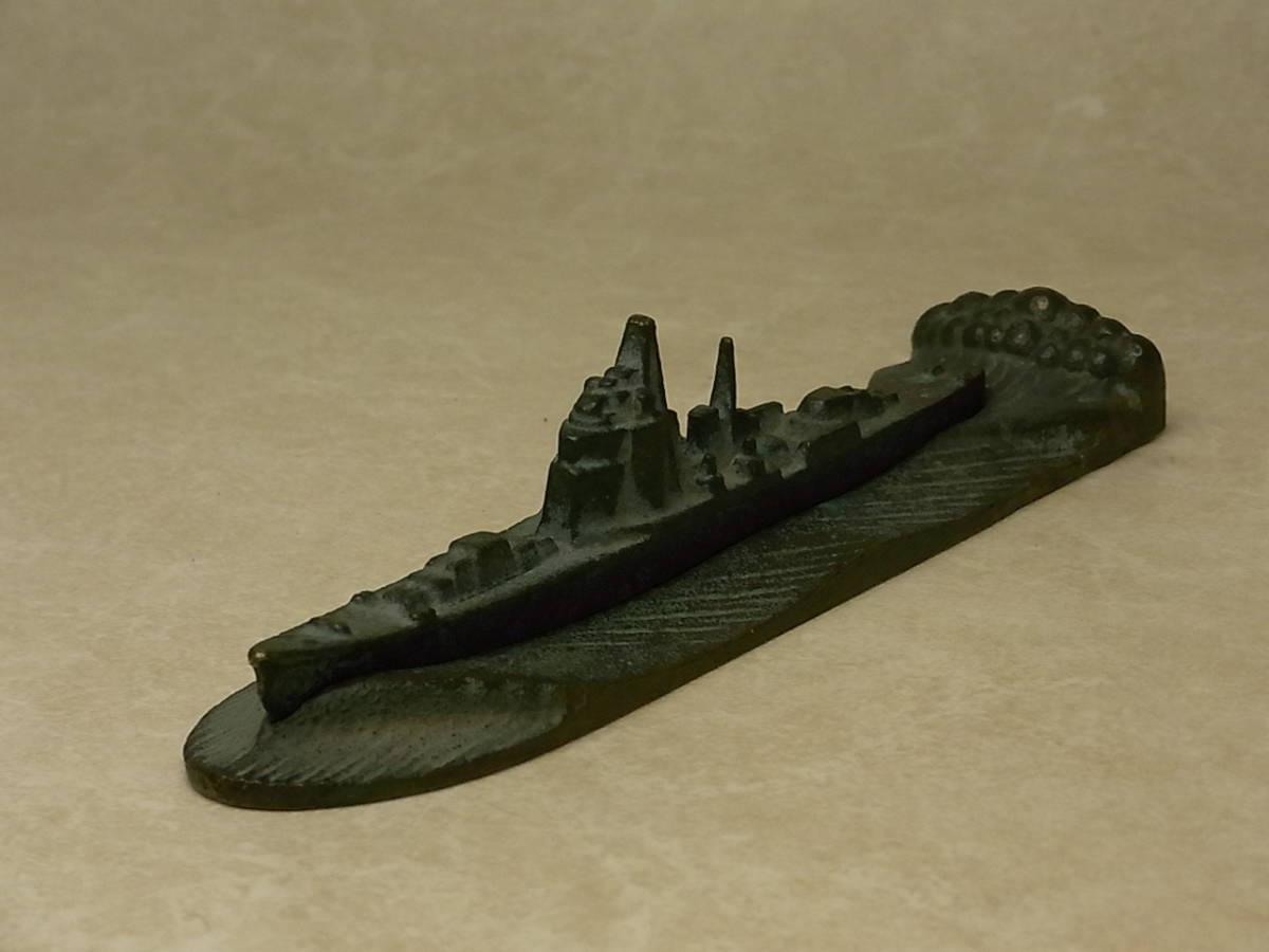 高雄進水記念 文鎮 高雄 - Yahoo!オークション 戦艦⁄軍艦 昭和五年五月