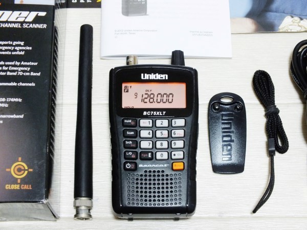 ユニデン 希少 ユニデン Uniden 広帯域受信機 BC-75XLT BC75XLT エア