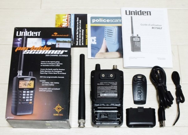ユニデン 希少 ユニデン Uniden 広帯域受信機 BC-75XLT BC75XLT エア
