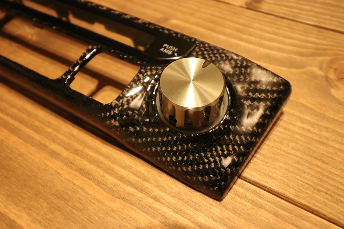 APM カーボン エアコンコントロールパネル ER34 後期 エアコン