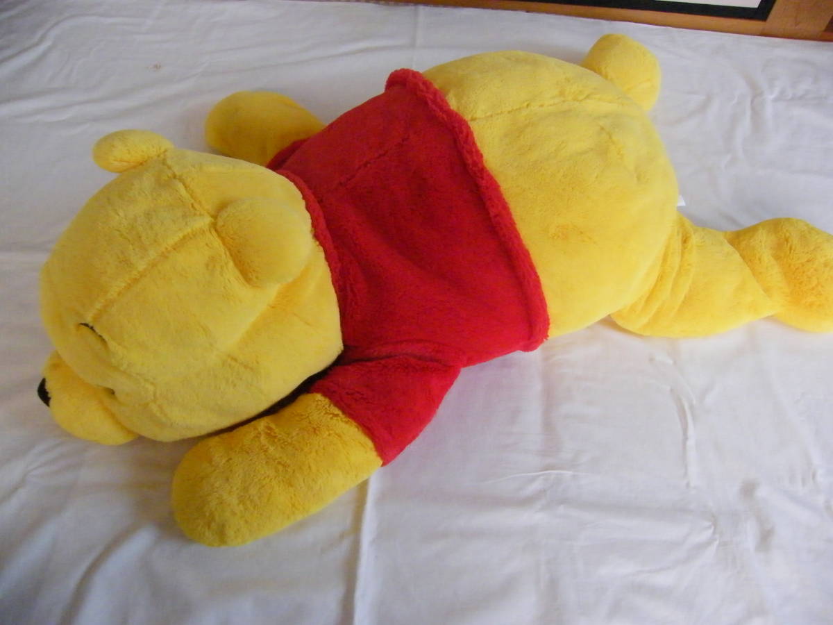 ★TDL 東京ディズニーランド★　Pooh くまのプーさん　大きなふわふわぬいぐるみ くまのプーさん ぬいぐるみ 東京ディズニーランド クリスマス レトロ view