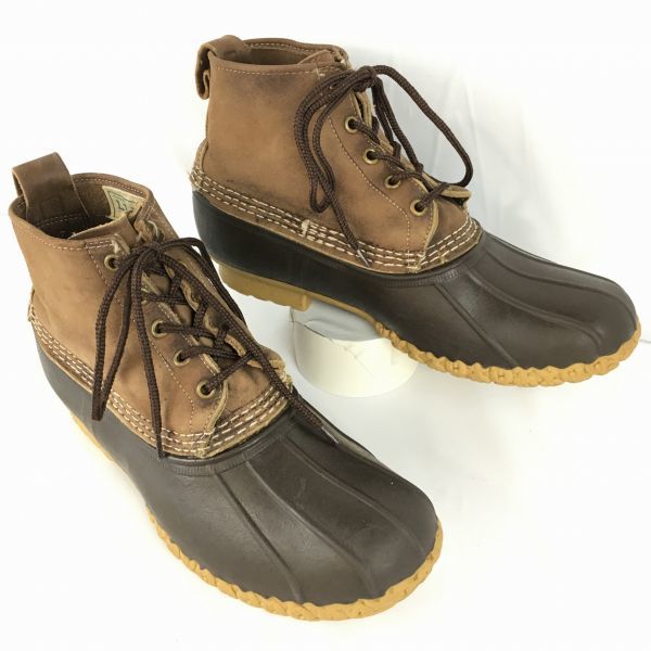 新品，限定SALE 80s ビンテージタグ L.L.BEAN ビーンブーツ サイズ26.5-27.5程度 茶 スノーブーツ/ハンティングブーツ 管No.A103(男性用)｜売買されたオークション情報、yahooの商品情報をアーカイブ公開 - オークフ 男性用