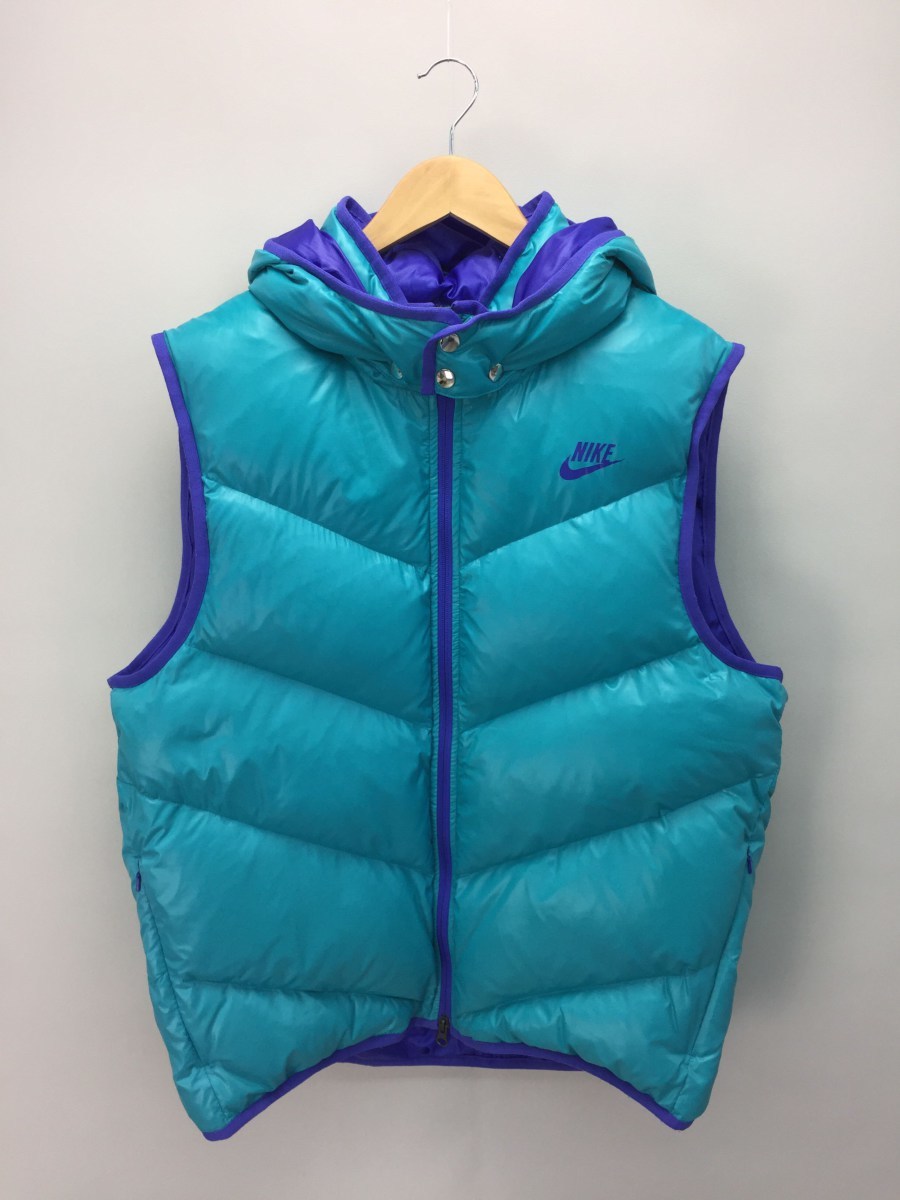 NIKE◆ダウンベスト/XXL/ナイロン/BLUE/306010-331
