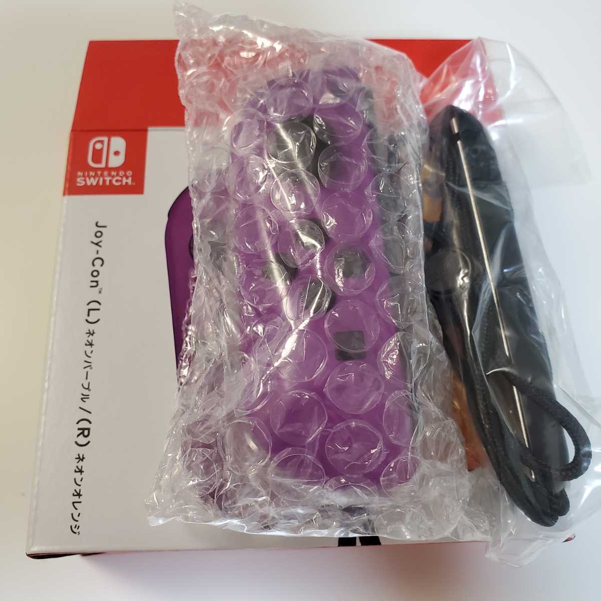 新品 未使用「純正Nintendo Switchジョイコン ネオンパープル 左のみ