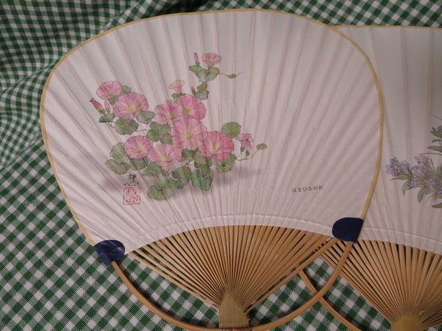 播磨屋本店 謹製 野の花うちわ 4種セット/うのはな/ほうちゃくそう 