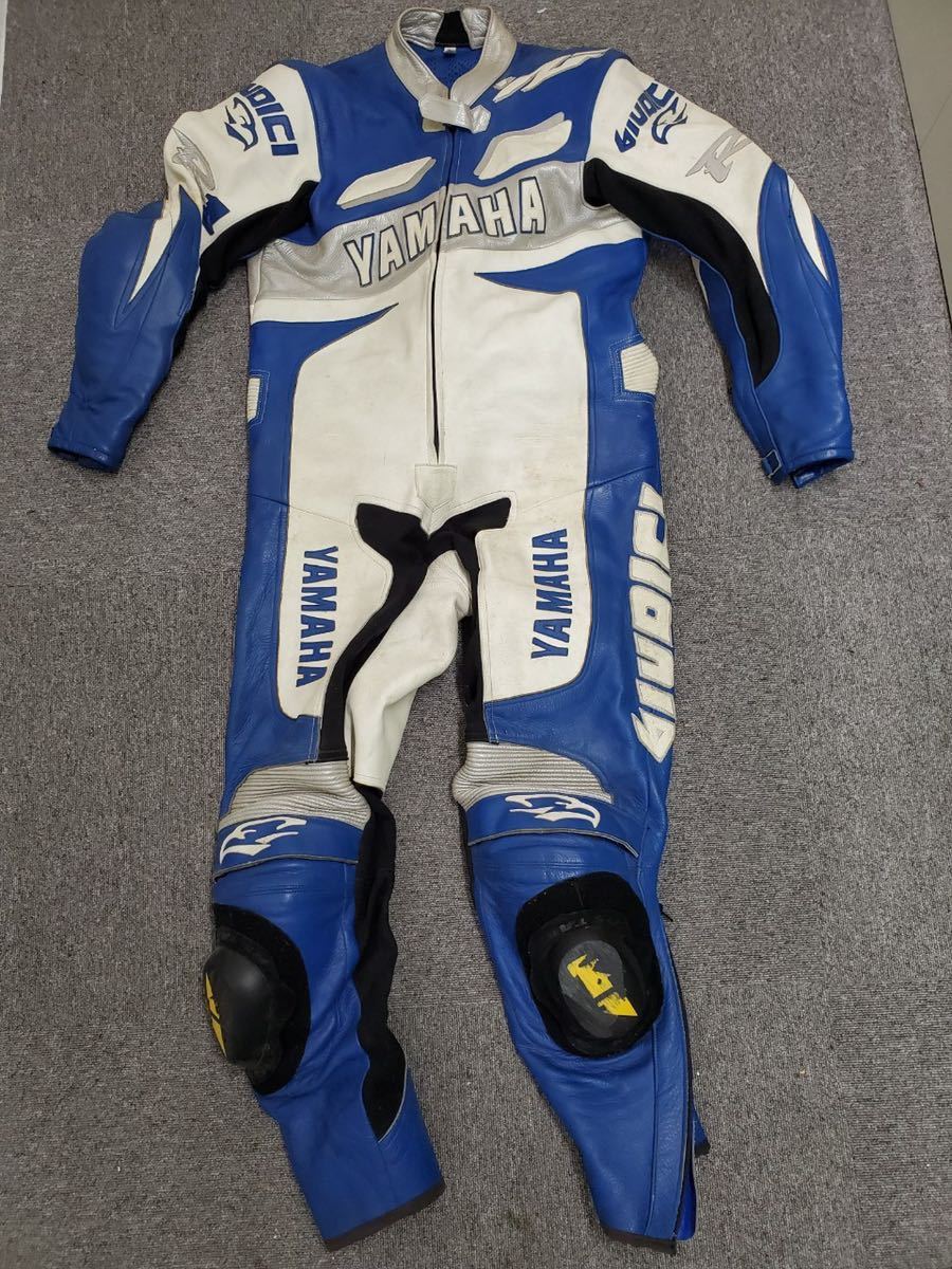 【低価，定番人気】 YAMAHA 革ツナギ レザースーツ ライダース カラー ブルー(レザー)｜売買されたオークション情報、yahooの商品情報をアーカイブ公開 - オークファン 女性用