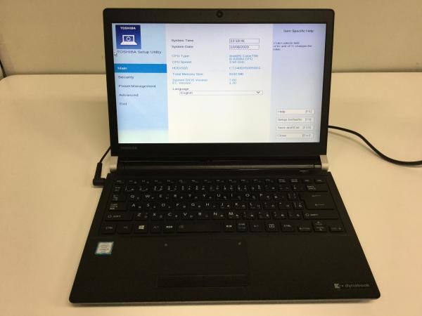 ジャンク!TOSHIBA R73/B○Core i5 6300U 2.4G 8G 240G SSD
