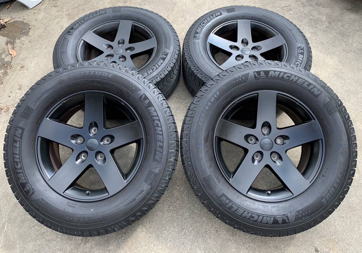 ☆Jeep ラングラー アンリミテッド スポーツなど アルミ 17×7.5J 