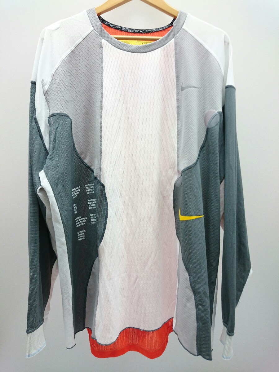 NIKE◆ナイキ/長袖Tシャツ/XL/ポリエステル/マルチカラー/無地/CK4988-021/DRI-FIT ISPA