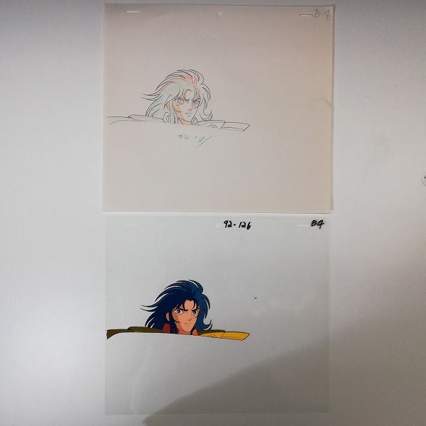 mBI478a [人気] 希少 セル画 聖闘士星矢 カノン 2種 / 車田正美 | ホビー O