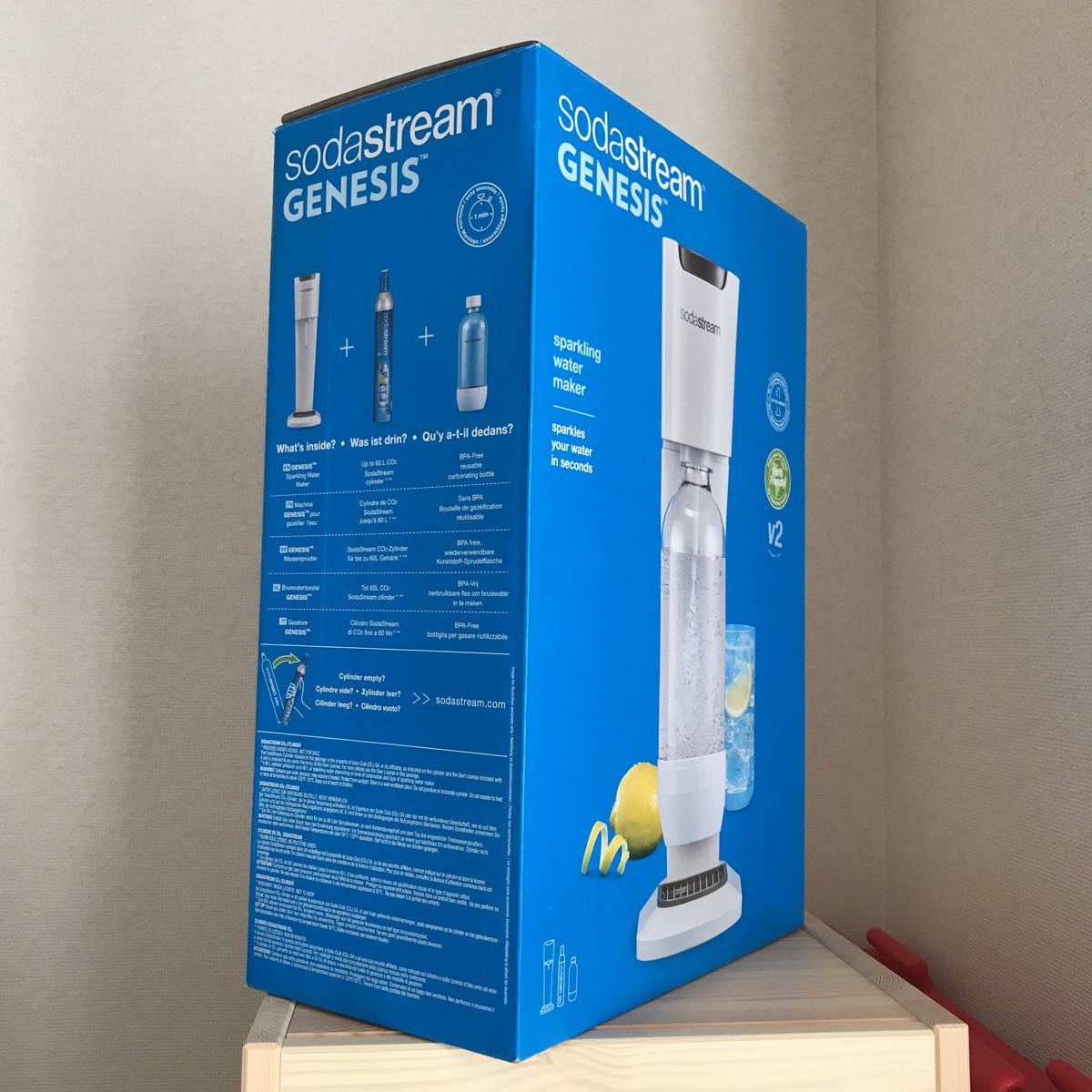 炭酸水メーカー》 ソーダストリーム ジェネシス 白 sodastream GENESIS