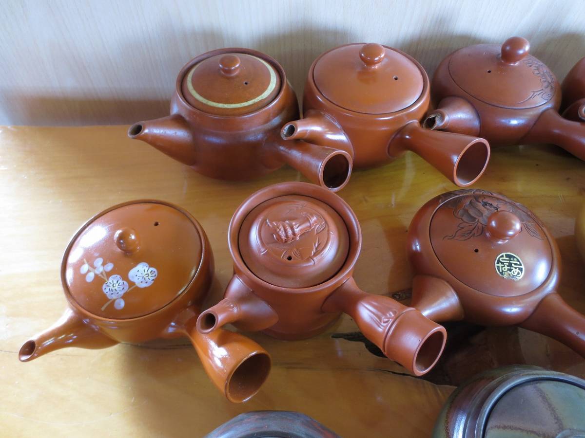 煎茶道具 備前焼 時代物 | 茶道具 古美術品 うぶ品 横手急須 月煎茶 