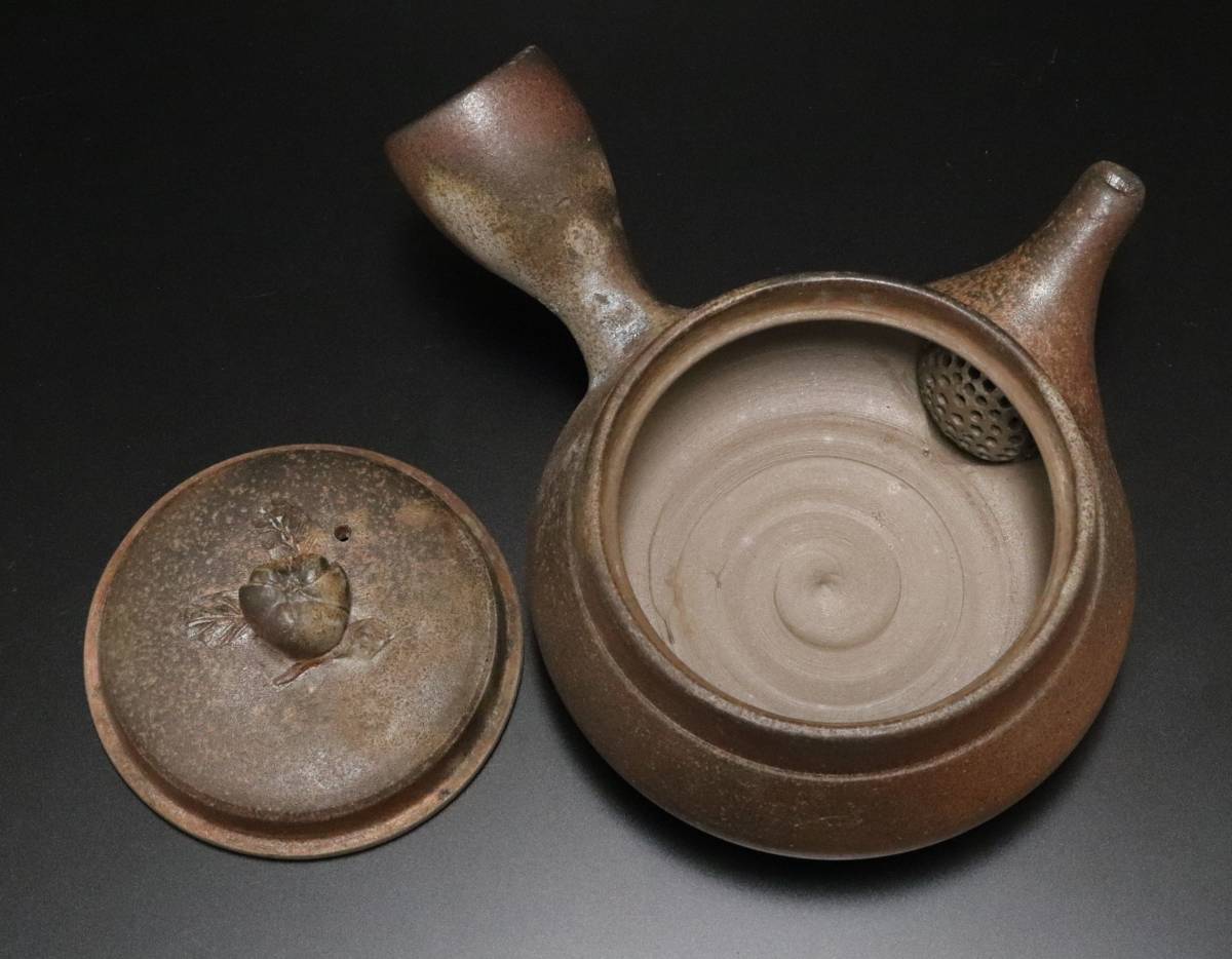 煎茶道具 共箱 備前焼 吉延豊丘 急須 茶注