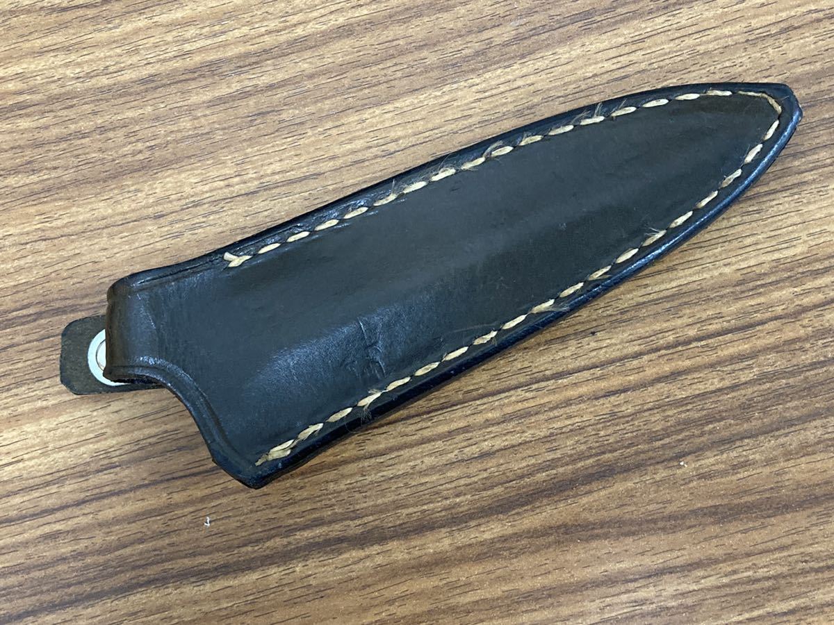 C325 レザーシース オールドガーバー Custom Ebony ハイス鋼 Mk1 