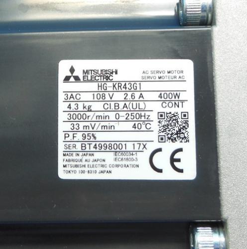 中古 三菱電機 サーボモーター HC-RP153 古くさ