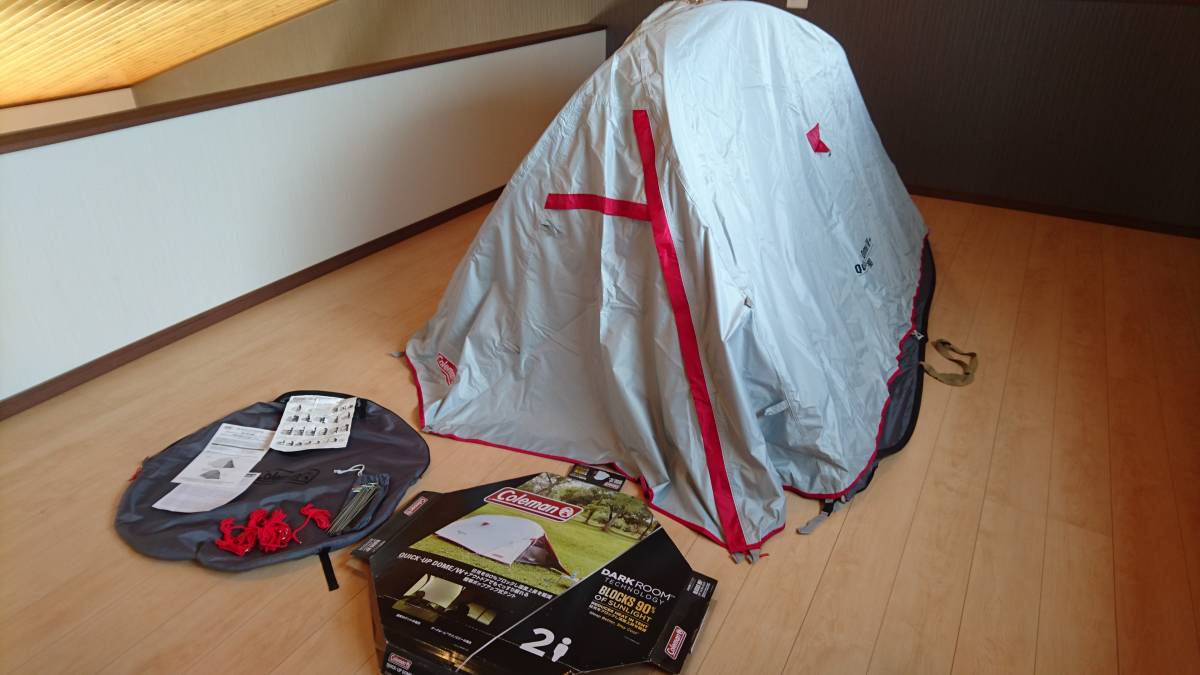  Coleman コールマン クイックアップドーム W＋ 簡単設営 2人用(～3人用)｜売買されたオークション情報、yahooの商品情報をアーカイブ公開 - オークファン ～3人用