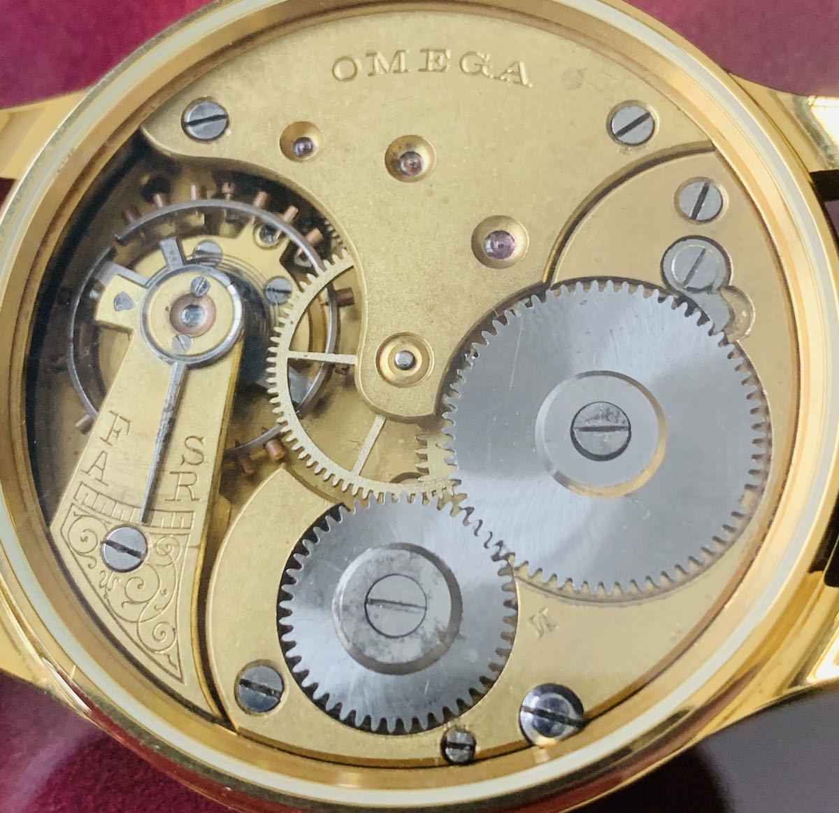 【気品あるれる文字盤♪】オメガOmega◆OH済◆在庫限り◆極美品★1909年 ヴィンテージ腕時計手巻メンズ アンティーク動作良好中古OM09252_4