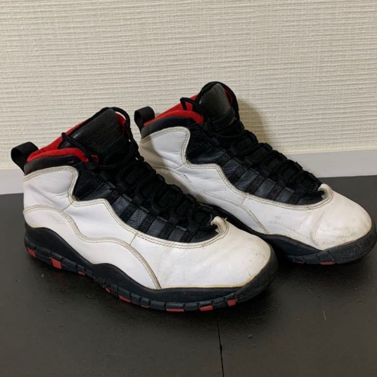 ナイキエアジョーダン 10 シカゴ オリジナルNIKE AIR JORDAN Ⅹ 赤白