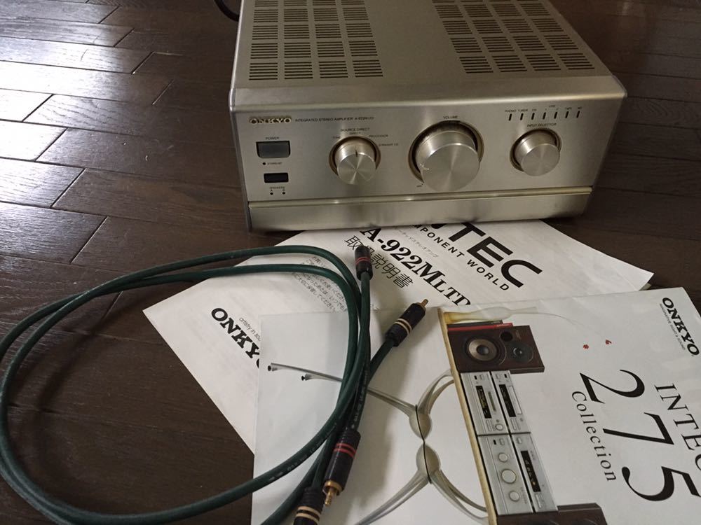 ONKYO A-922M プリメインアンプ A－922M A-5VL 66ACA-7 ONKYO A
