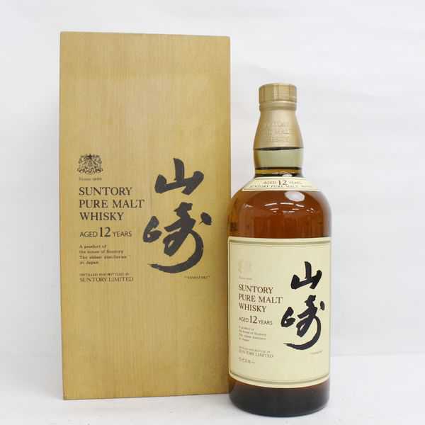 ☆SUNTORY（サントリー）山崎 12年 旧ボトル 43％ 750ml ※箱汚れ