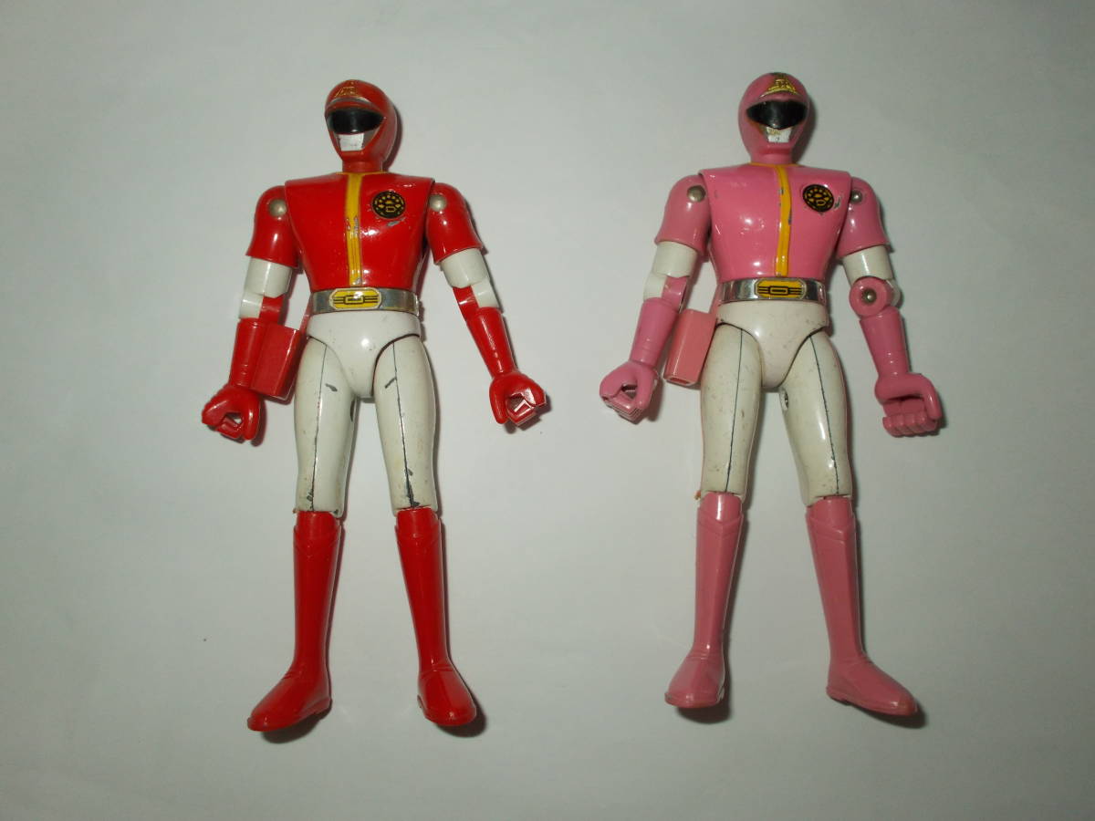 ポピー 超合金 ダイナマン・ダイナレッド+ダイナピンク 中古品・科学 