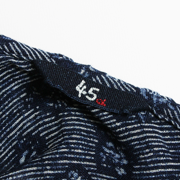 45R☆タペットのお花柄ぺチスカート（インディゴ） 45R