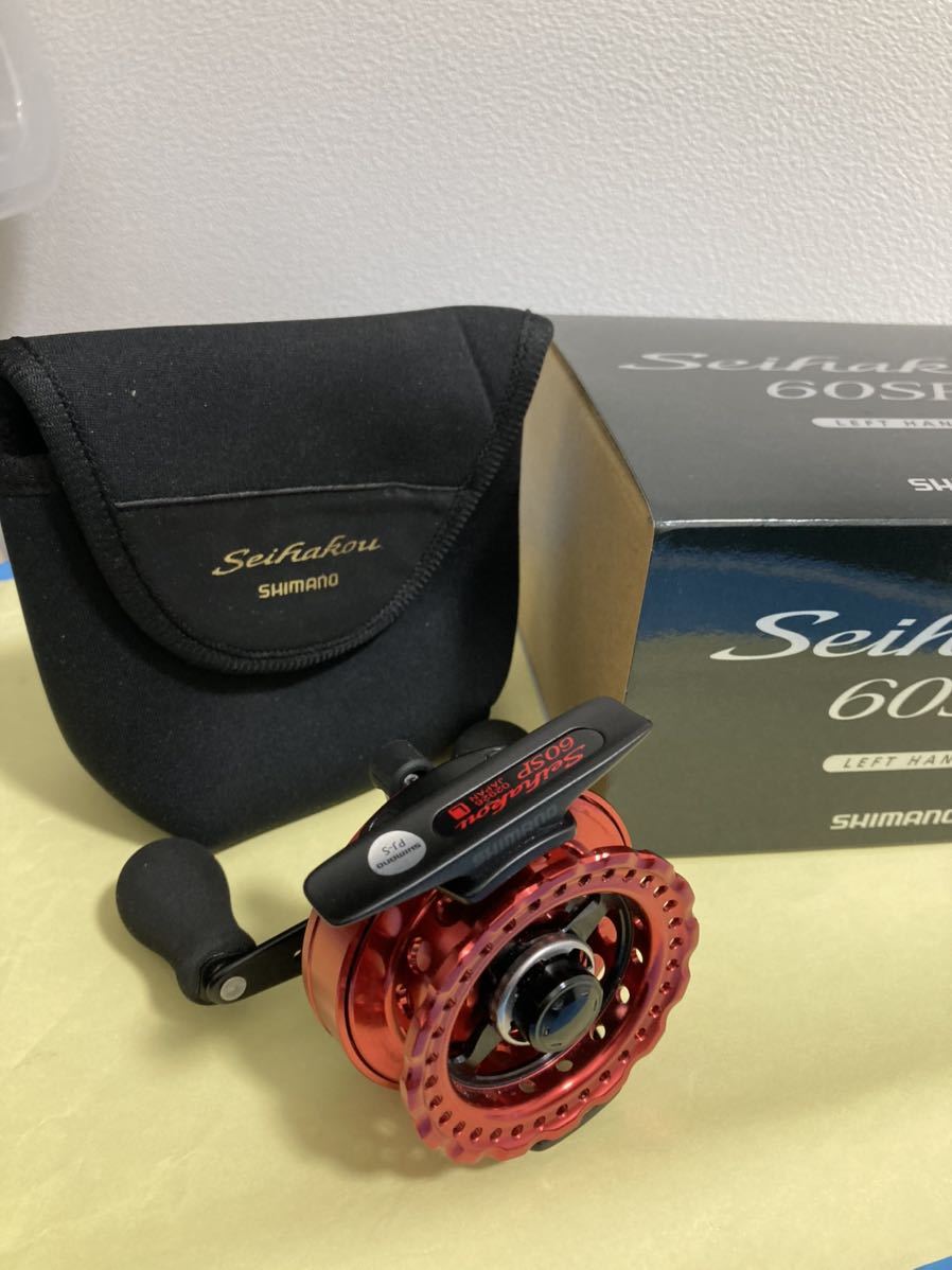 SHIMANO Seihakou 60SP セイハコウ チヌ用 レッド 左ハンドル リール
