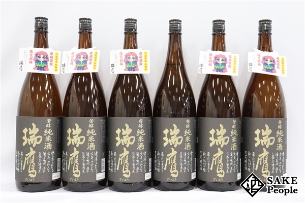 低価，限定SALE 注目 日本酒6本セット 瑞鷹 純米酒 1800ml 15度 2020.09 瑞鷹 熊本県(九州)｜売買されたオークション情報、yahooの商品情報をアーカイブ公開 - オークファン 九州