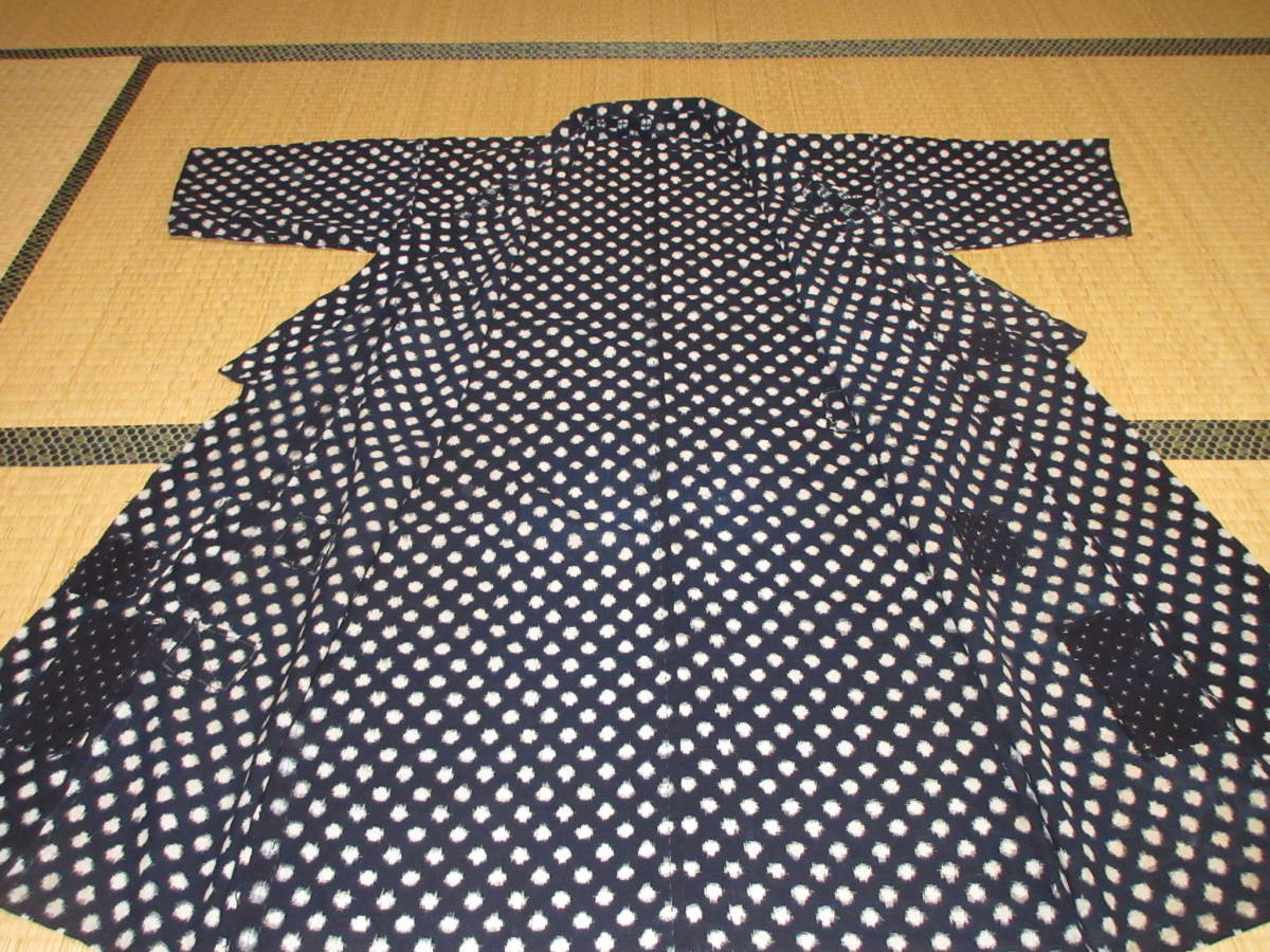 古布 木綿 藍染 刺子 継ぎ接ぎ 襤褸 ① 綿入 チョッキ 雪ん子 boro