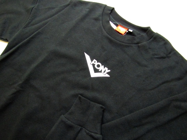 【大人気，定番人気】 高品質 ＰＯＮＹ.暖か裏起毛.ロゴ刺繍トレーナー LL ブラック/(トレーナー)｜売買されたオークション情報、yahooの商品情報をアーカイブ公開 - オークファン トレーナー