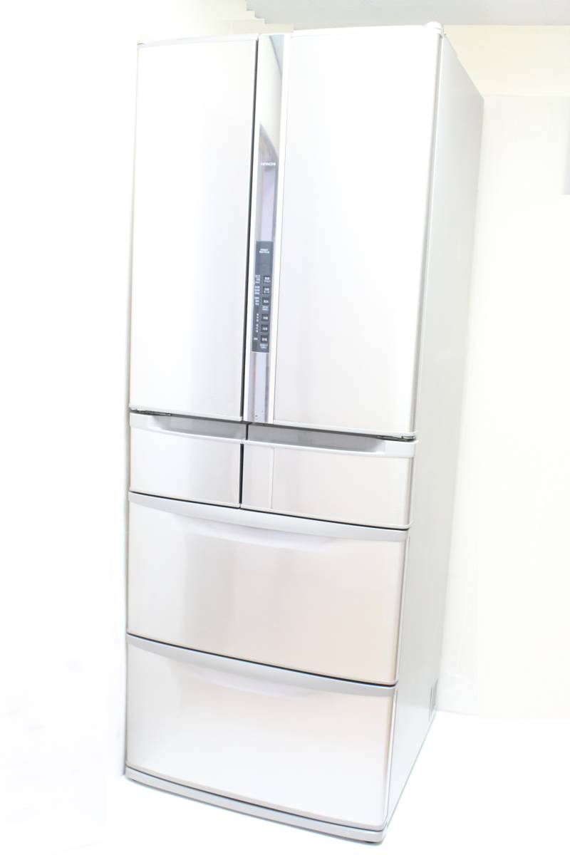 958]日立 HITACHI 6ドア冷凍冷蔵庫 R-SF570CM(SH) 565L 2013年製 