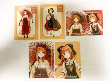 狼と香辛料 ブロマイド 全5種 狼と香辛料 RAFFLE くじ 5連特典 【公式