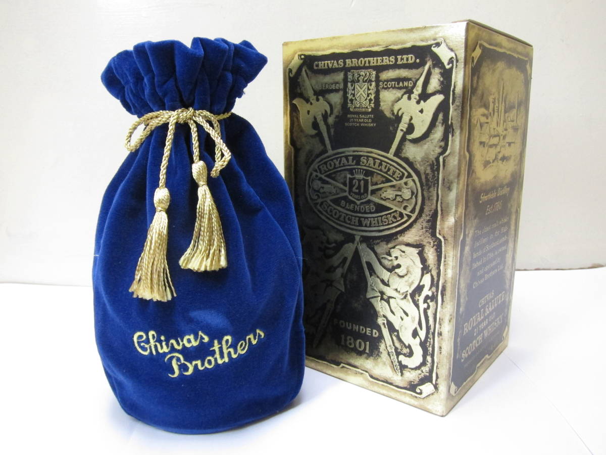 μ世2 未開栓 ROYAL SALUTE ロイヤルサルート 21年 700ml 陶器 ローヤル