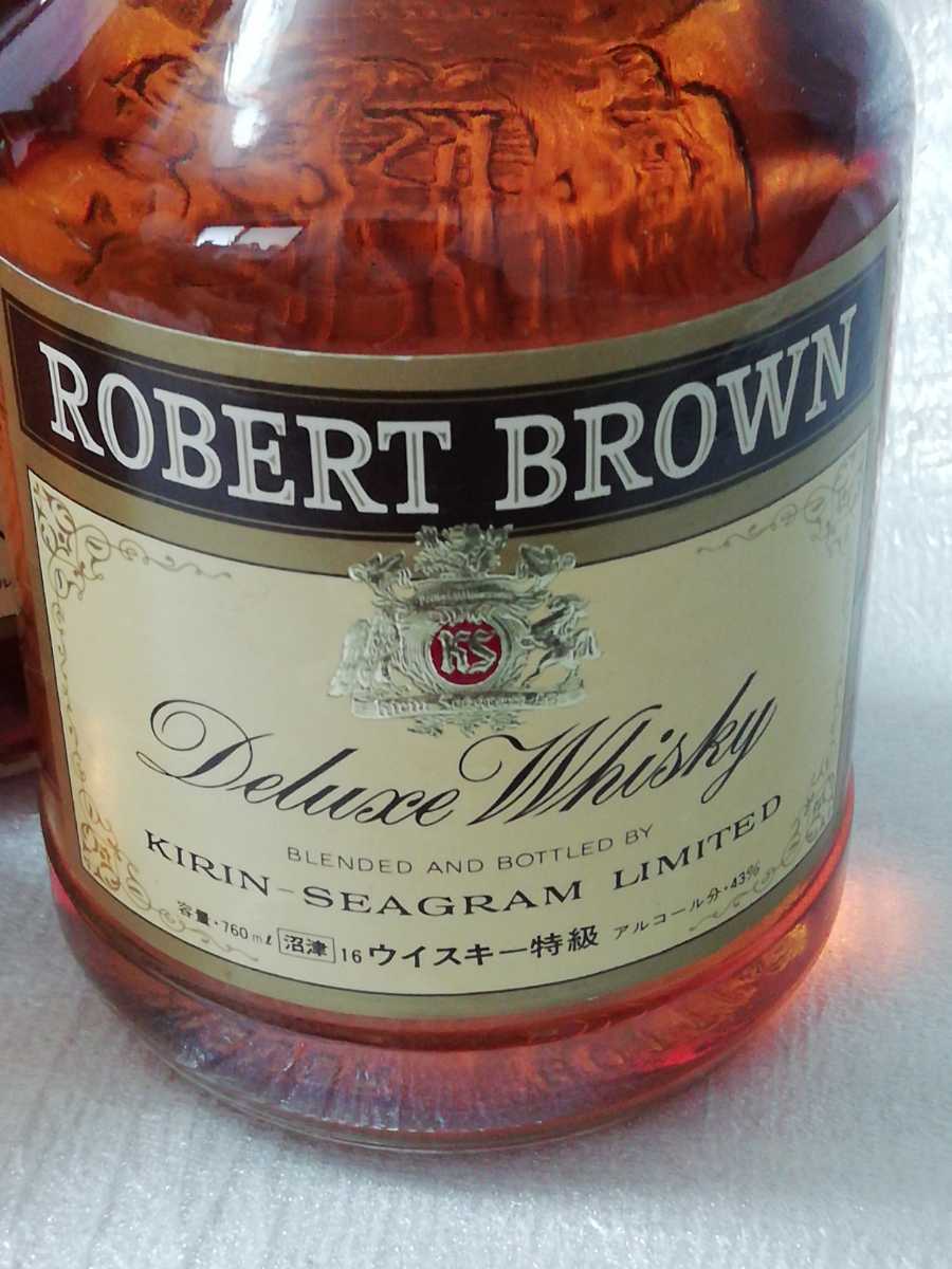 １円～【未開栓】ロバートブラウン特級760ml×３本と380ml×１本　43%　国産(御殿場)_2