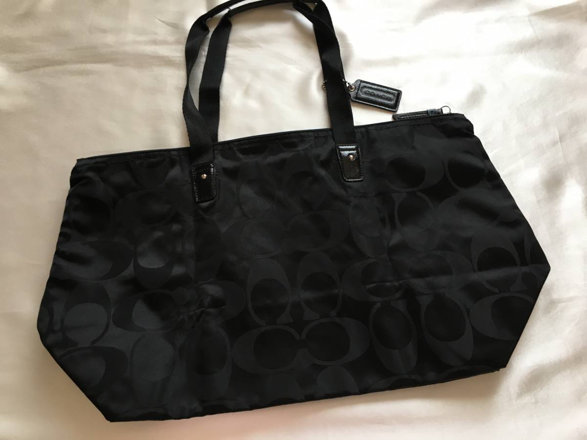 新品】COACH コーチ シグネチャー エコバック・トートバック、ポーチ 