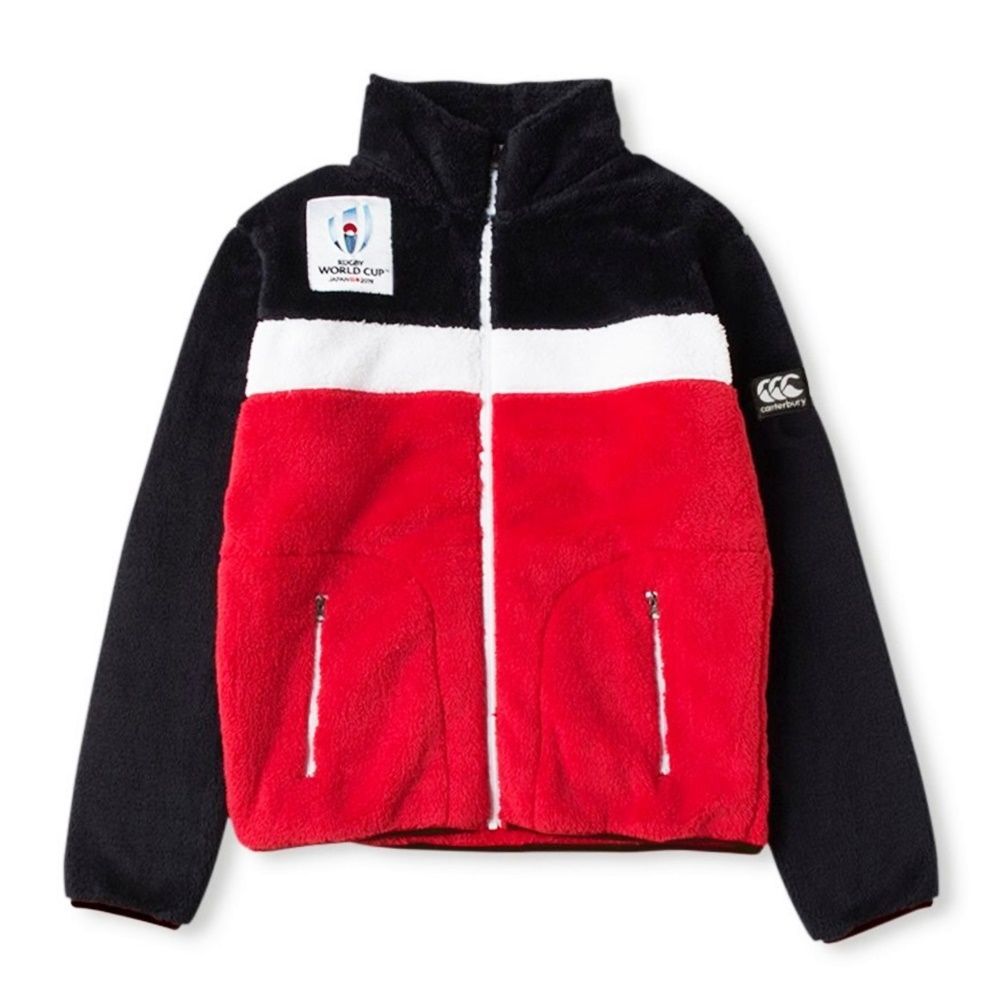 【定番人気，低価】 カンタベリー CANTERBURY 定価12650円 ラグビーワールドカップ WORLD CUP 保温 着心地 フリースジャケット VWD49252-19-XL 二 参 QWER(ダウン)｜売買されたオークション情報、yahooの商品情報をアーカイブ ダウン