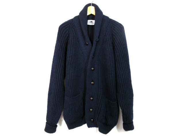 SHEEP BLACK ブラックシープ Sheep Sheepのショールカラーニット 
