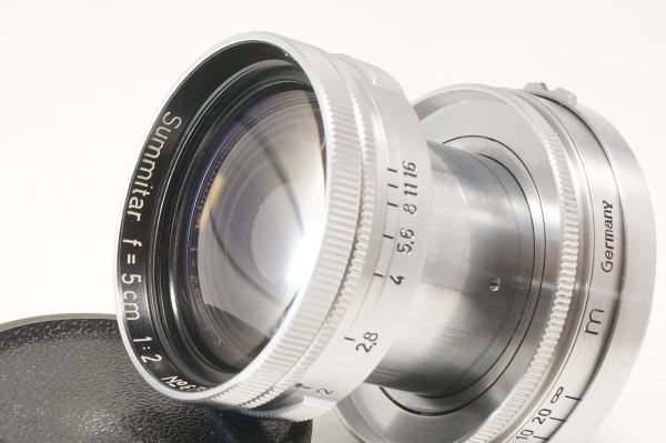 整備・清掃済】極美品 Summitar ズミタール 前期型 5cm f2 丸絞り