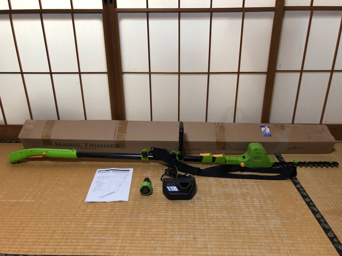 マジックトリマー 植木バリカン Amazon co jp ヘッジトリマー 充電式 