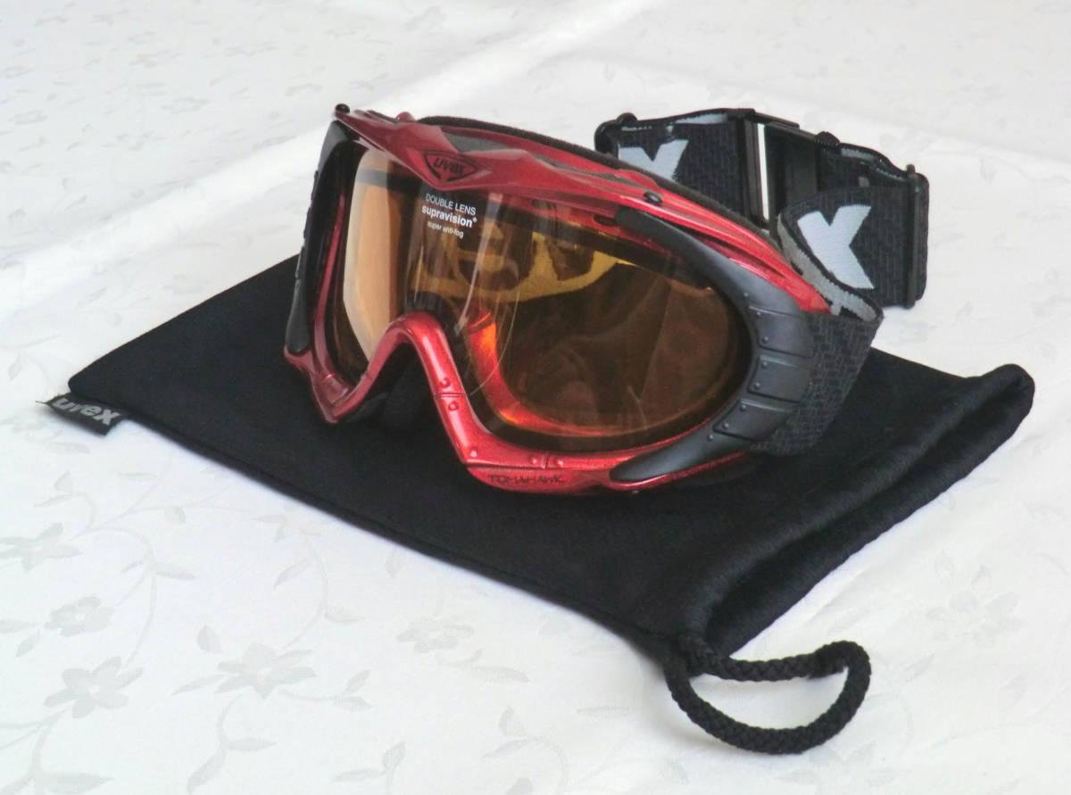 新品，人気 ウベックス/UVEX DOUBLE LENS supravision スノーゴーグル 収納袋付 スキー/スノーボード(ゴーグル)｜売買されたオークション情報、yahooの商品情報をアーカイブ公開 - オークファン ゴーグル