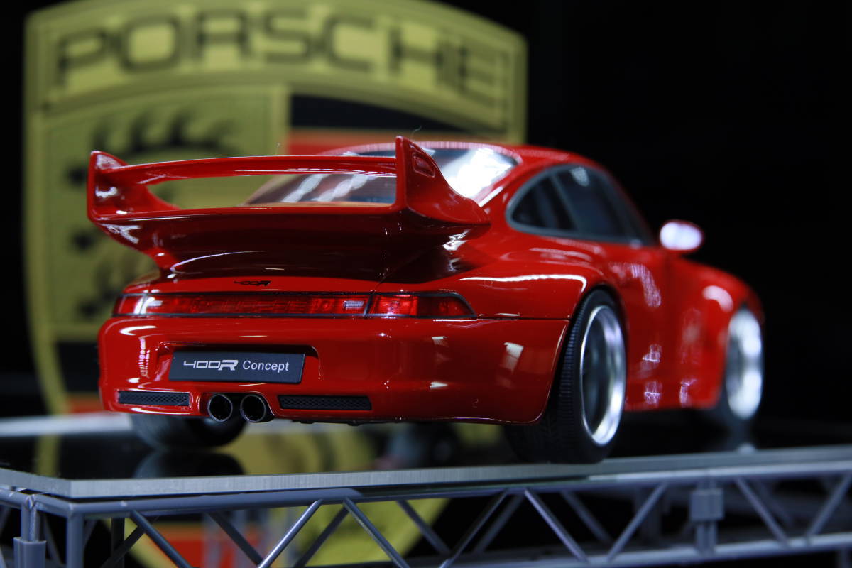 Porsche GT Spirit 993 400R Gunther Werks Black Asia Édition limitée à 402 pièces dans le monde