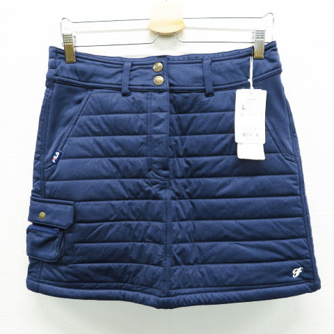 豊富な，品質保証 FILA GOLF フィラゴルフ 中綿ナイロンスカート 裏フリース ネイビー系 L 240001452005 ゴルフウェア レディース(スカート)｜売買されたオークション情報、yahooの商品情報をアーカイブ公開 - オーク スカート