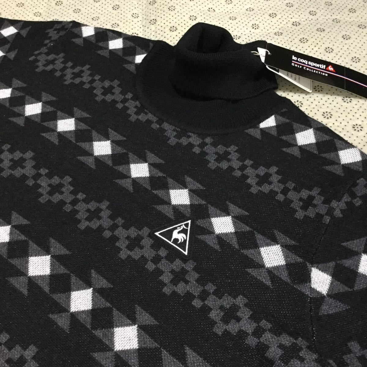  M 定価1.3万円 /ルコック ゴルフ セーター メンズ ゴルフセーター ゴルフウェア ハイネックセーター ブラック ルコックゴルフ/ブラック(セーター)｜売買されたオークション情報、yahooの商品 セーター
