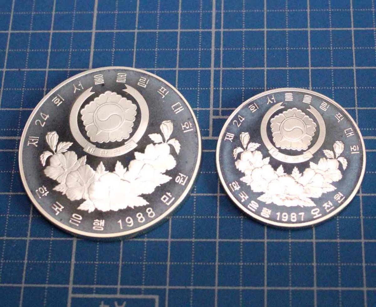 ソウルオリンピック 記念硬貨 銀貨 新体操 ブランコ メダル コイン