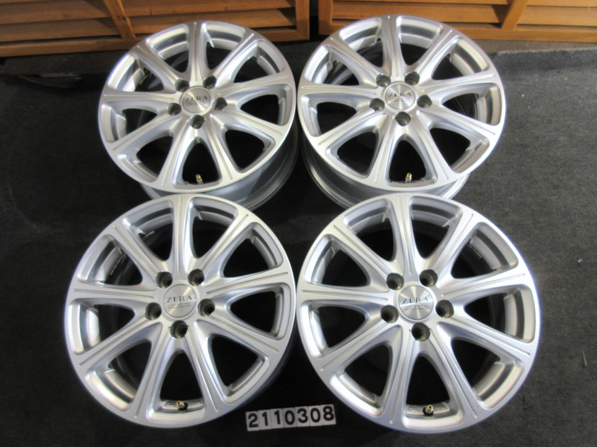  Y3246 ② 一台分 買得品 15インチ6J＋45 5穴PCD100 MANARAY ZERA 4本 プリウス ウィッシュ アリオン(社外品)｜売買されたオークション情報、yahooの商品情報をアーカイブ公開 - オークファン 5穴