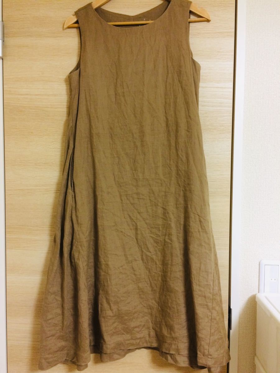 無印良品 フレンチリネン洗いざらしノースリーブワンピース 女性用 売買されたオークション情報 Yahooの商品情報をアーカイブ公開 オークファン Aucfan Com