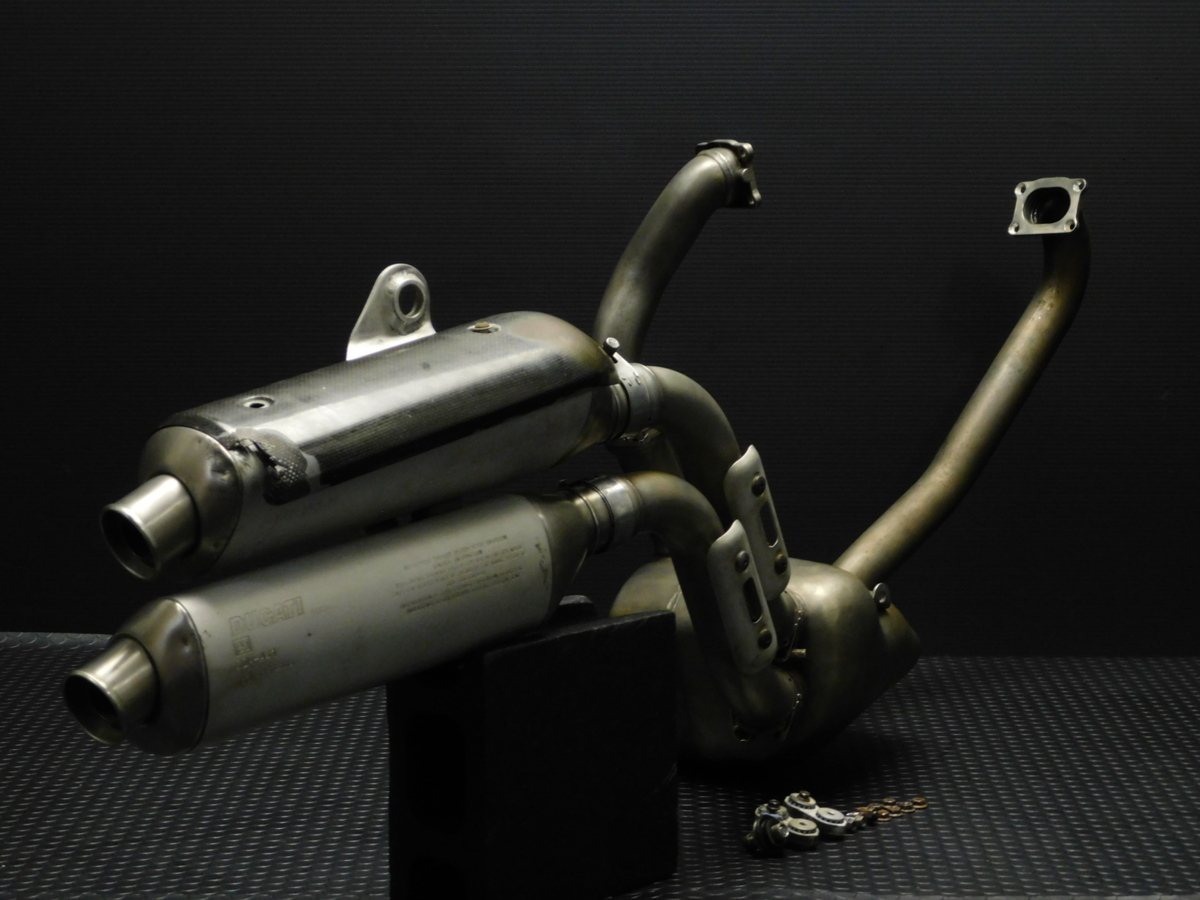 ドゥカティ モンスターS4R テスタストレッタ 純正 マフラー フル 