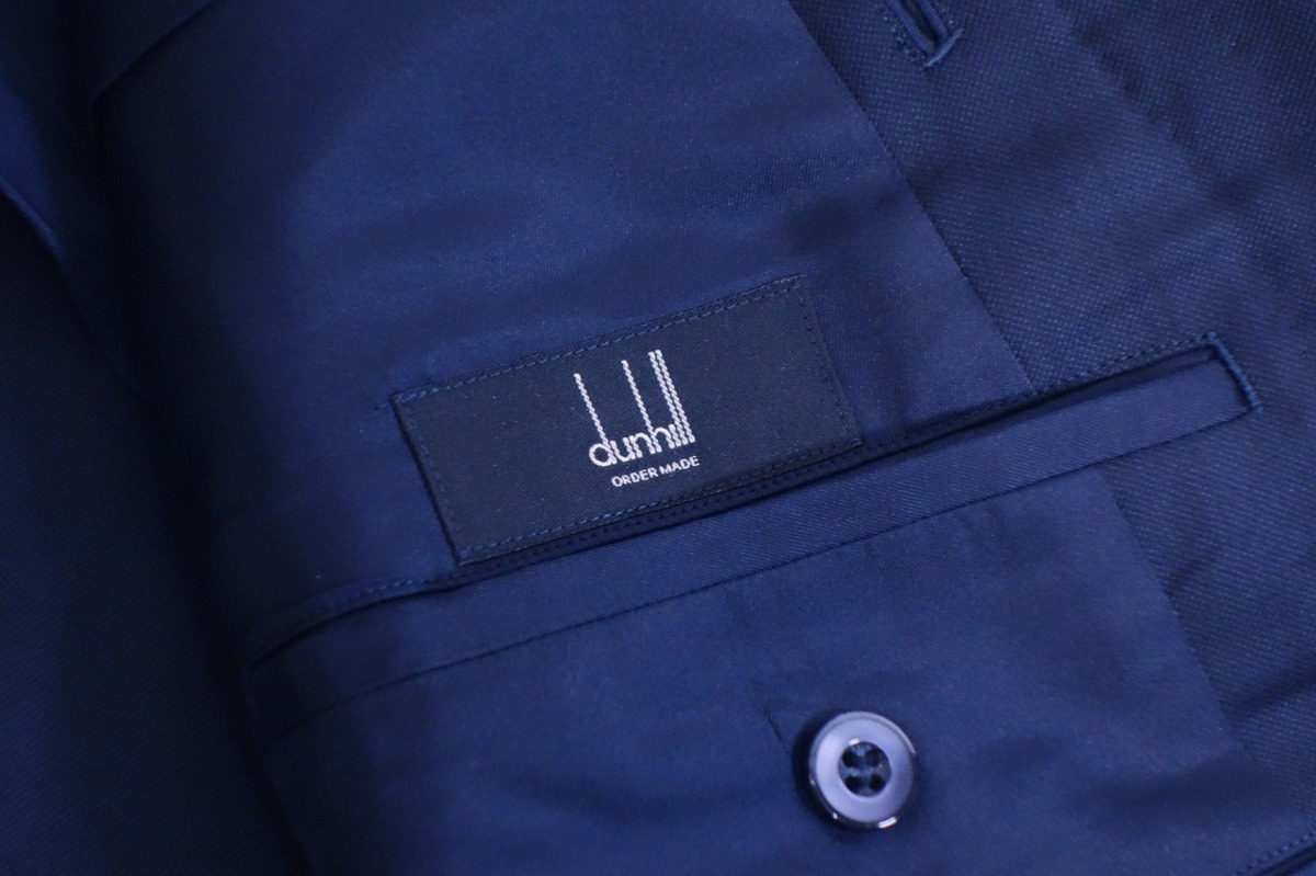 ダンヒル Dunhill オーダーメイド仕立スーツ L位 紺 33 ジャケット 上着 売買されたオークション情報 Yahooの商品情報をアーカイブ公開 オークファン Aucfan Com
